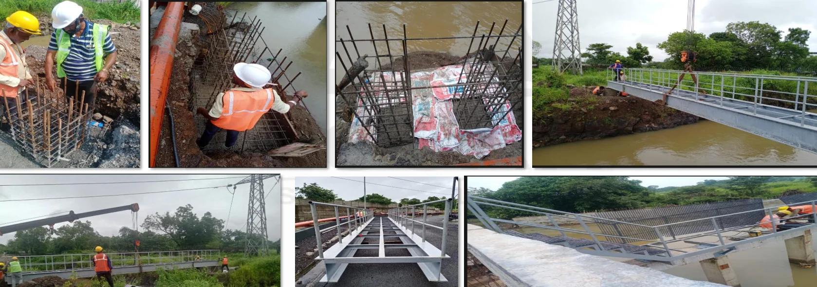 Actual fabrication and bridge project