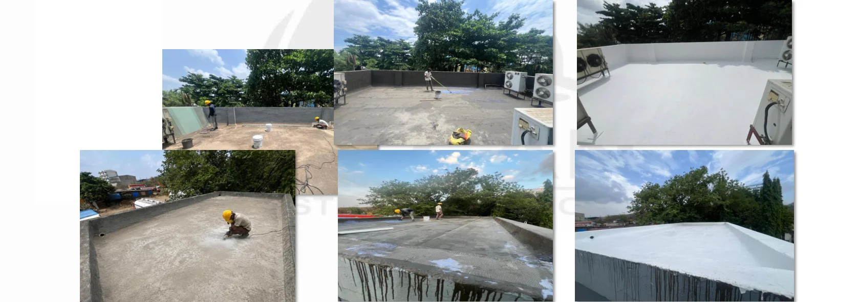 Additional terrace waterproofing